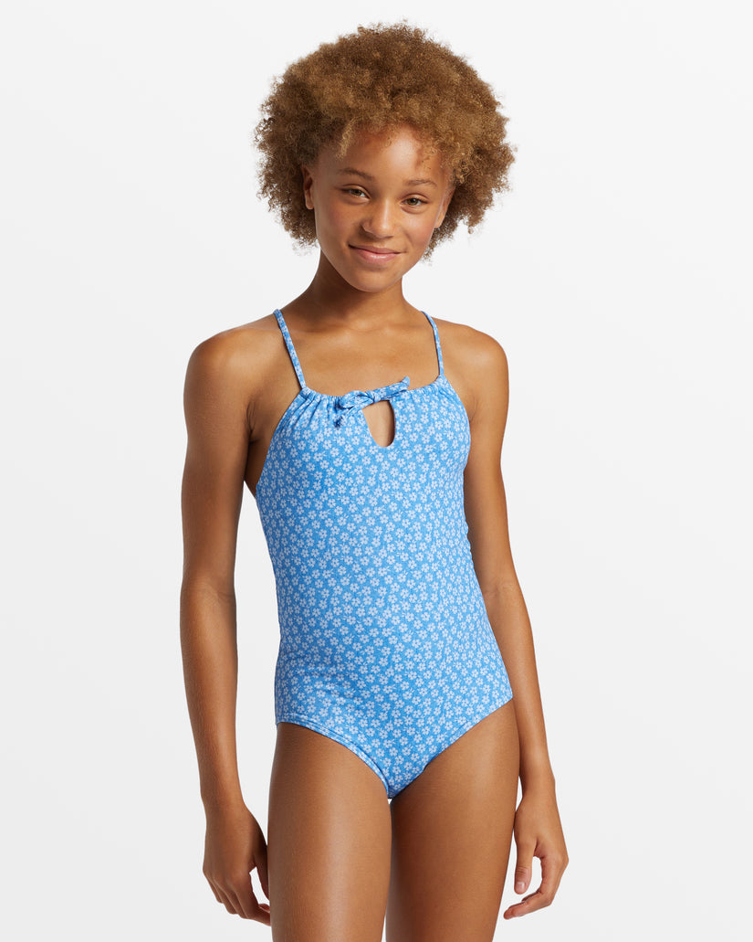 Girl's Tropic Tides One-Piece Swimsuit - Marina