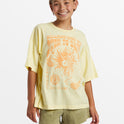 Girl's Dusk To Dawn Oversized T-Shirt - Mellow Yellow