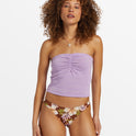 Lennox Tube Fitted Bandeau Top - Toasted Coconut