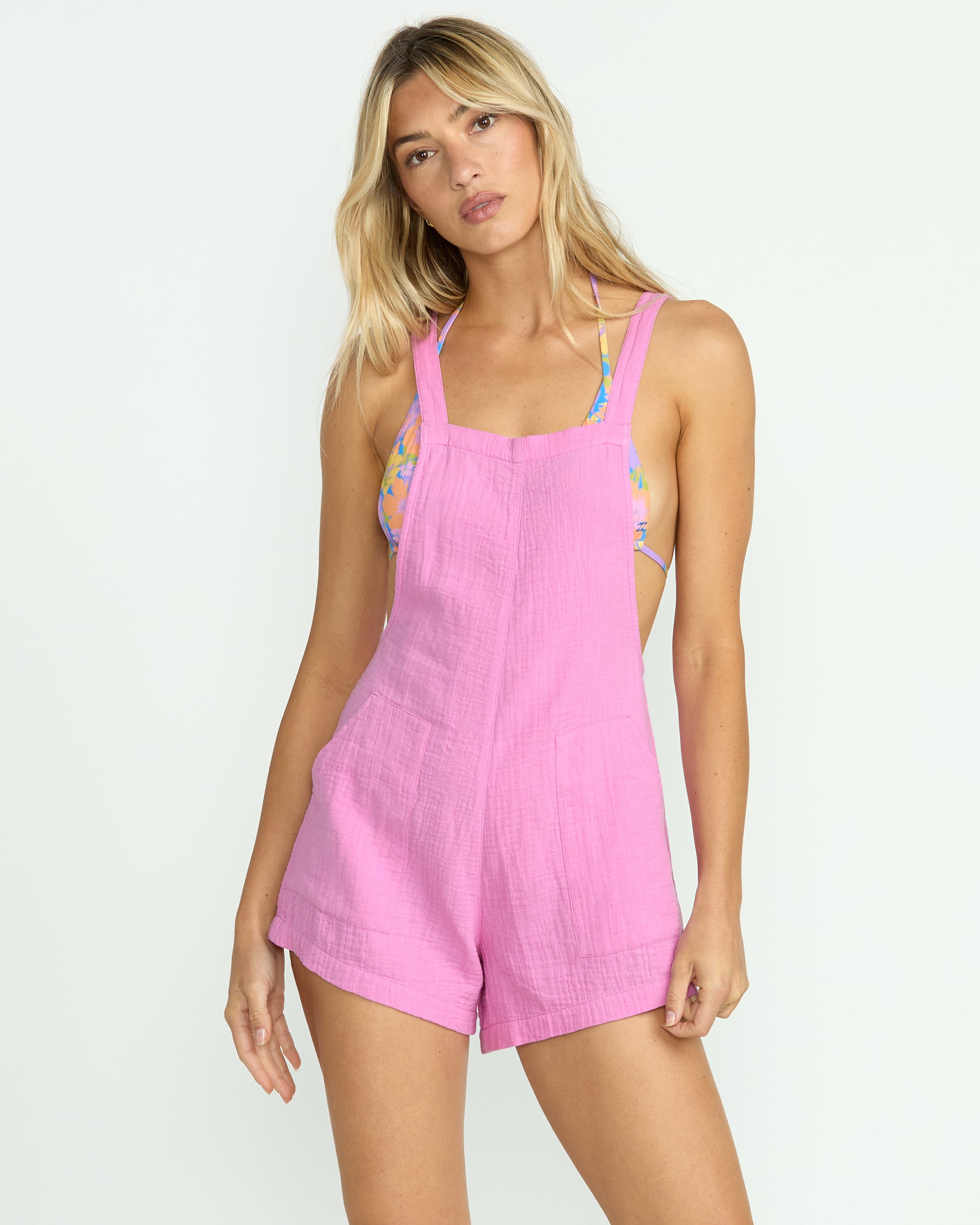 Beach Rohmp Beach Crush Romper - Bright Rose | Billabong