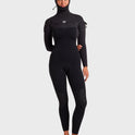 5/4mm Furnace Ultra Gullwing Chest Zip Hooded Full Wetsuit - Black