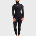 4/3mm Furnace Ultra GBS Hooded Chest Zip Full Wetsuit - Black