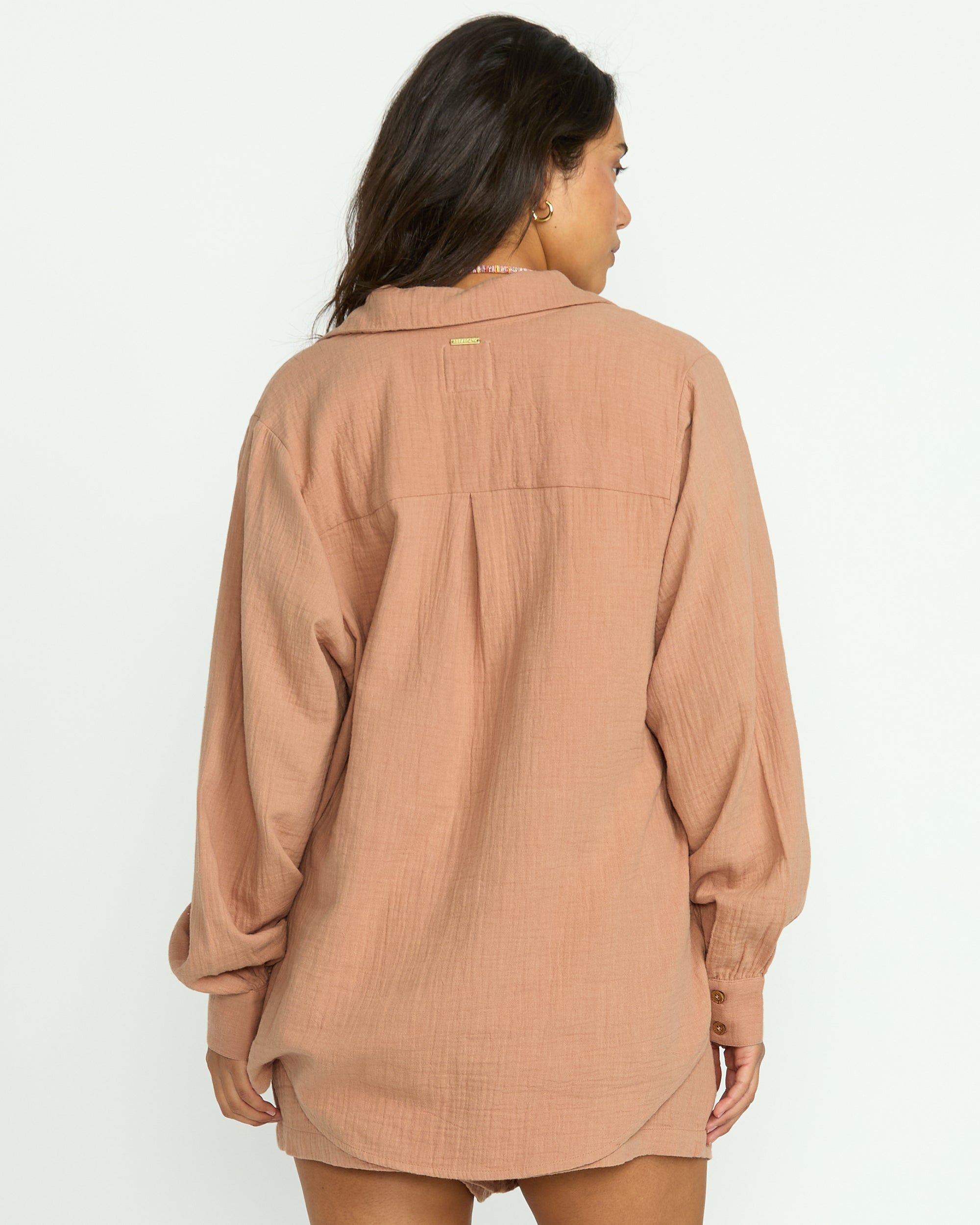 Sweet Swell Long Sleeve Shirt - Rose Brown | Billabong