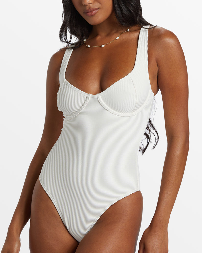 Tanlines Emma Underwire One-Piece Swimsuit - Salt Crystal