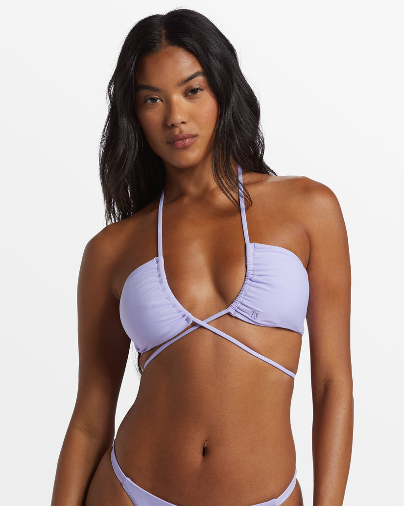 Sol Searcher Multi-Way Triangle Bikini Top - Purple Punch