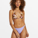 Jungle Bliss Multi-Way Triangle Bikini Top - Toasted Coconut