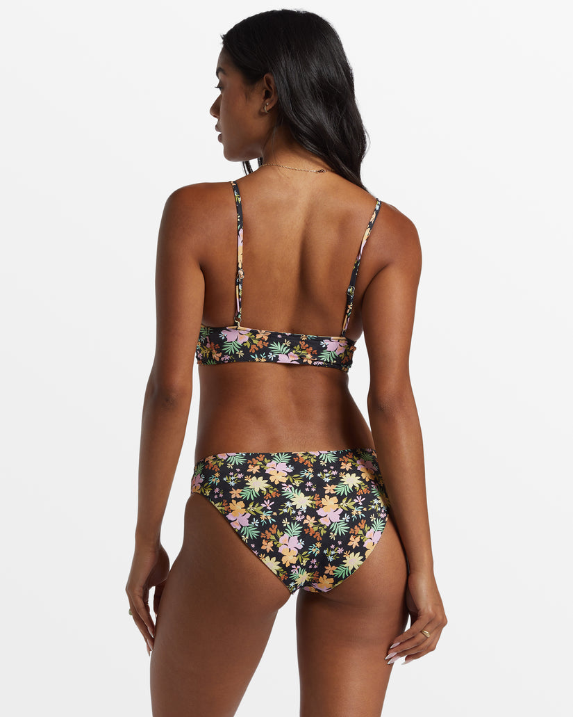 Mas Aloha V Neck Cami Reversible Bikini Top - Multi