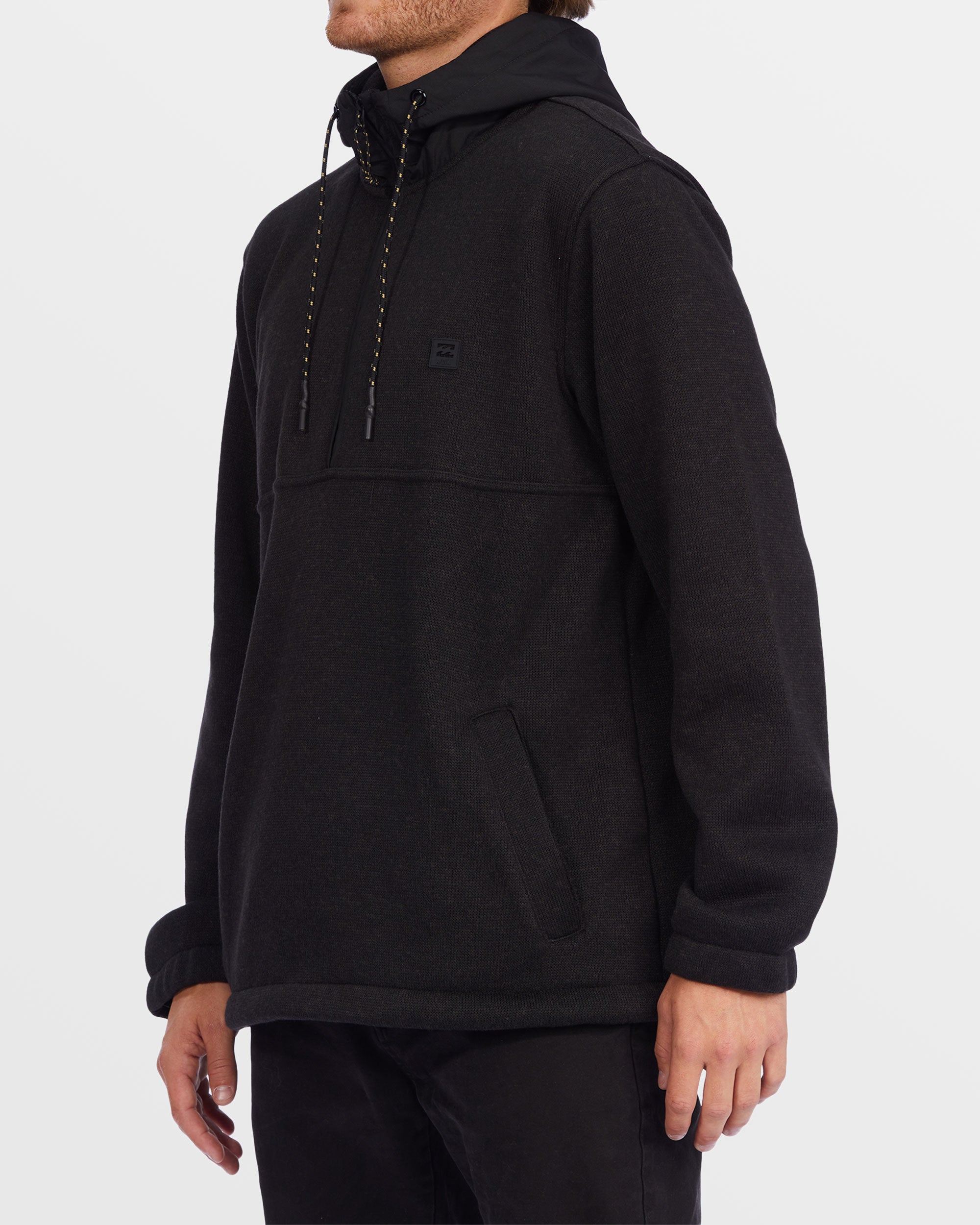 A/Div Boundary Hooded Half-Zip Pullover - Black Heather | Billabong