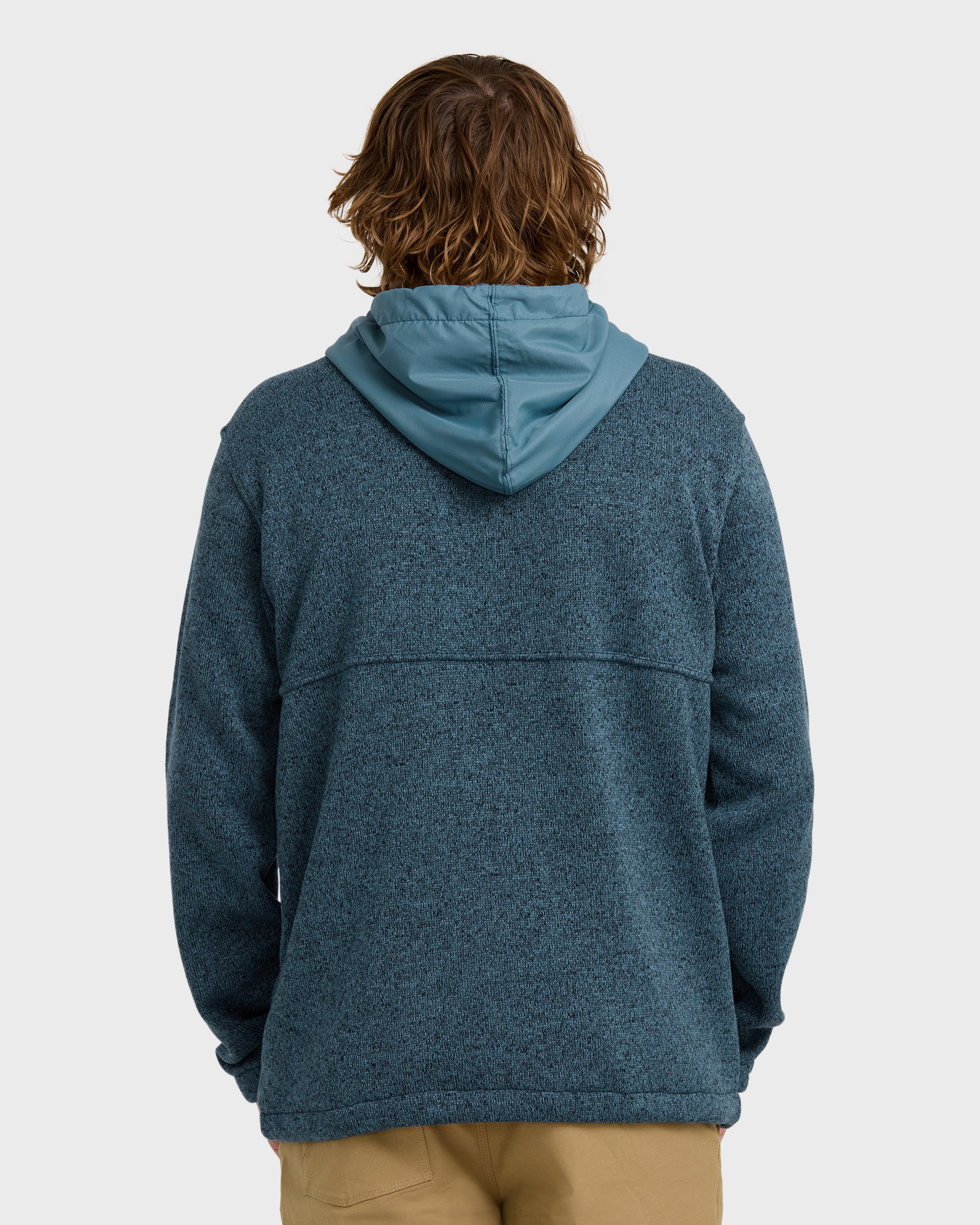 A/Div Boundary Hooded Half-Zip Pullover - Real Teal | Billabong