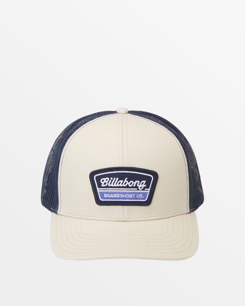 Walled Trucker Hat - Cream