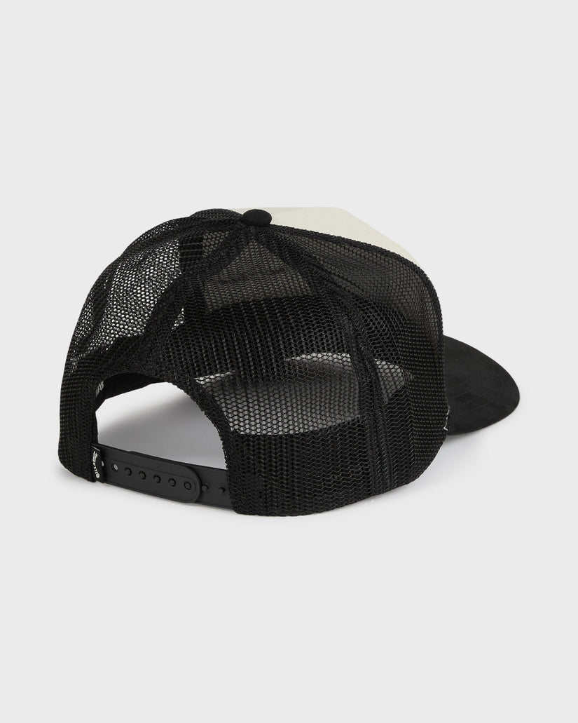 Stacked Trucker Hat - Black White