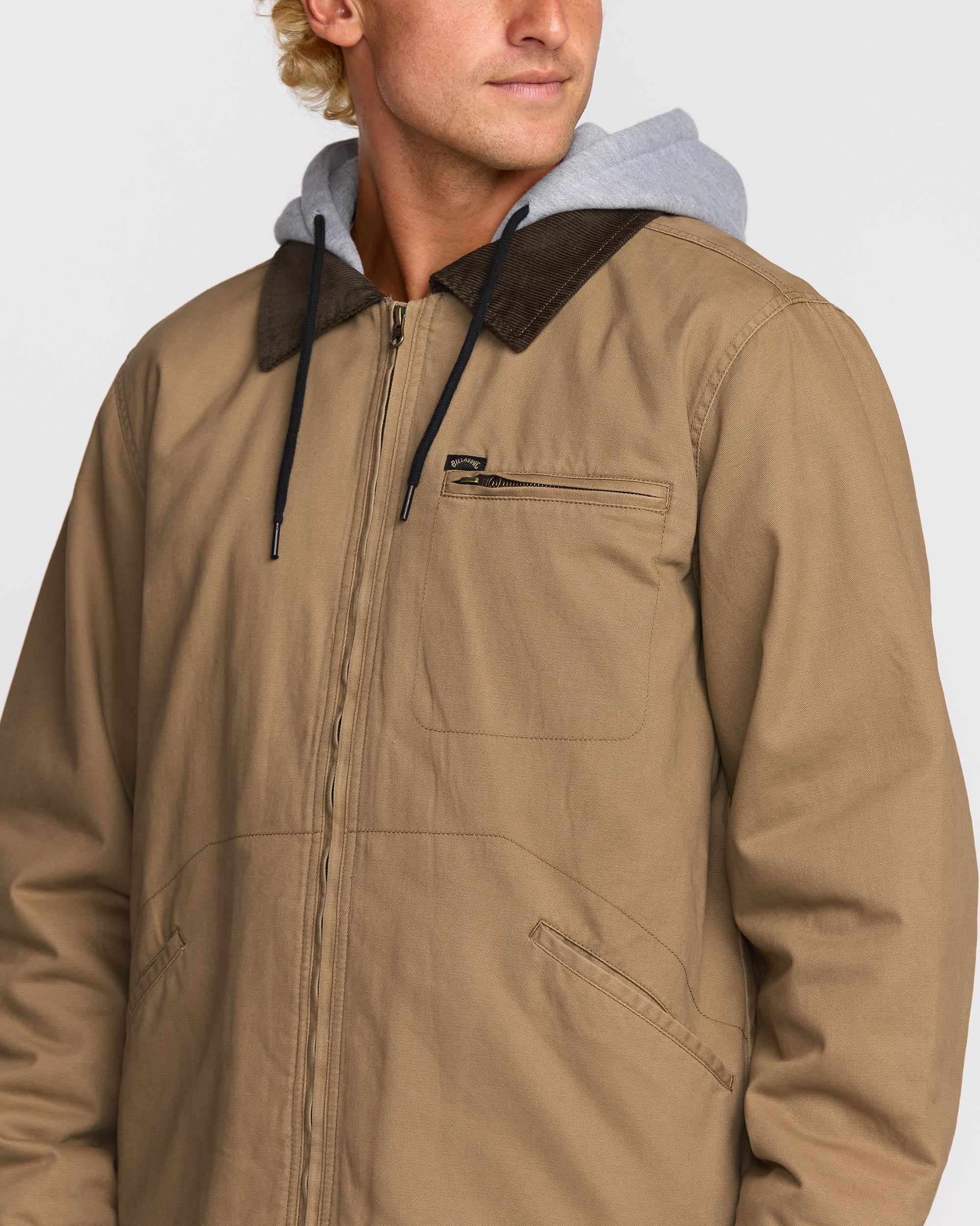 A/Div Barlow Hooded Jacket - Clay | Billabong