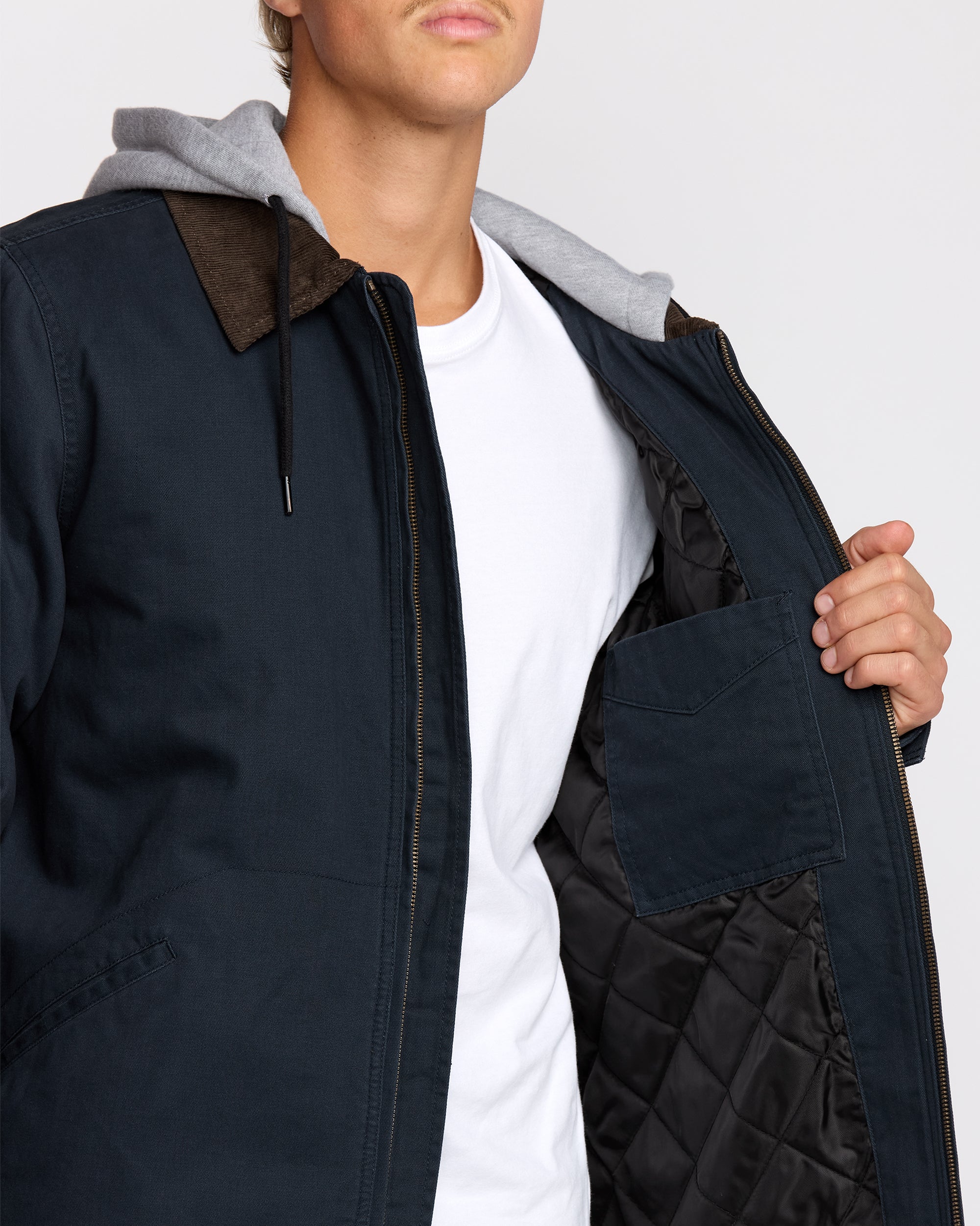 A/Div Barlow Hooded Jacket - Navy | Billabong