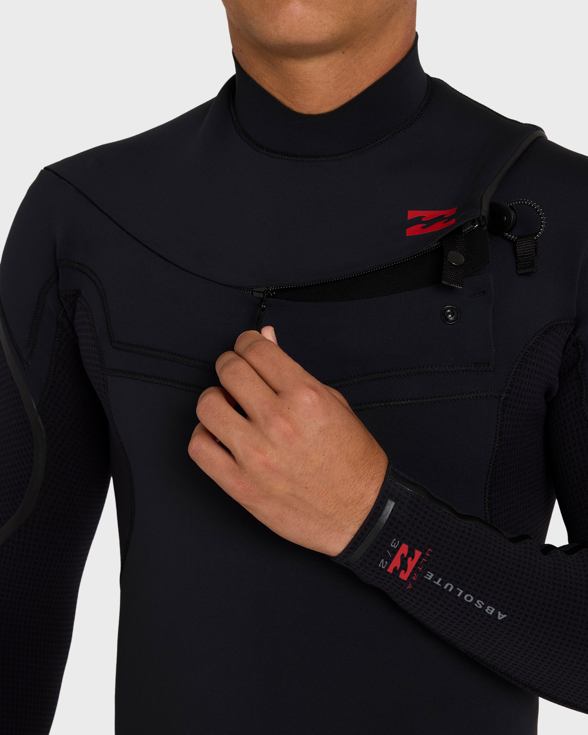 3/2mm Absolute Ultra Chest Zip Full Wetsuit - Black | Billabong