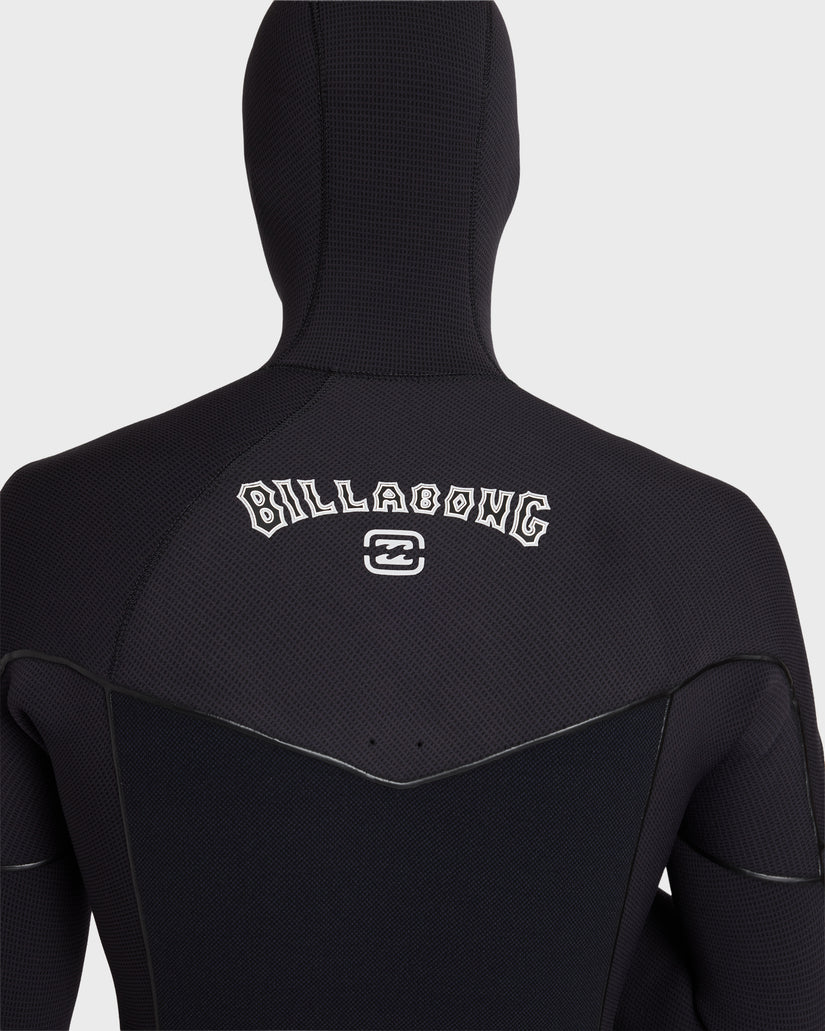 4/3mm Furnace Ultra Gullwing Hooded Full Wetsuit - Black