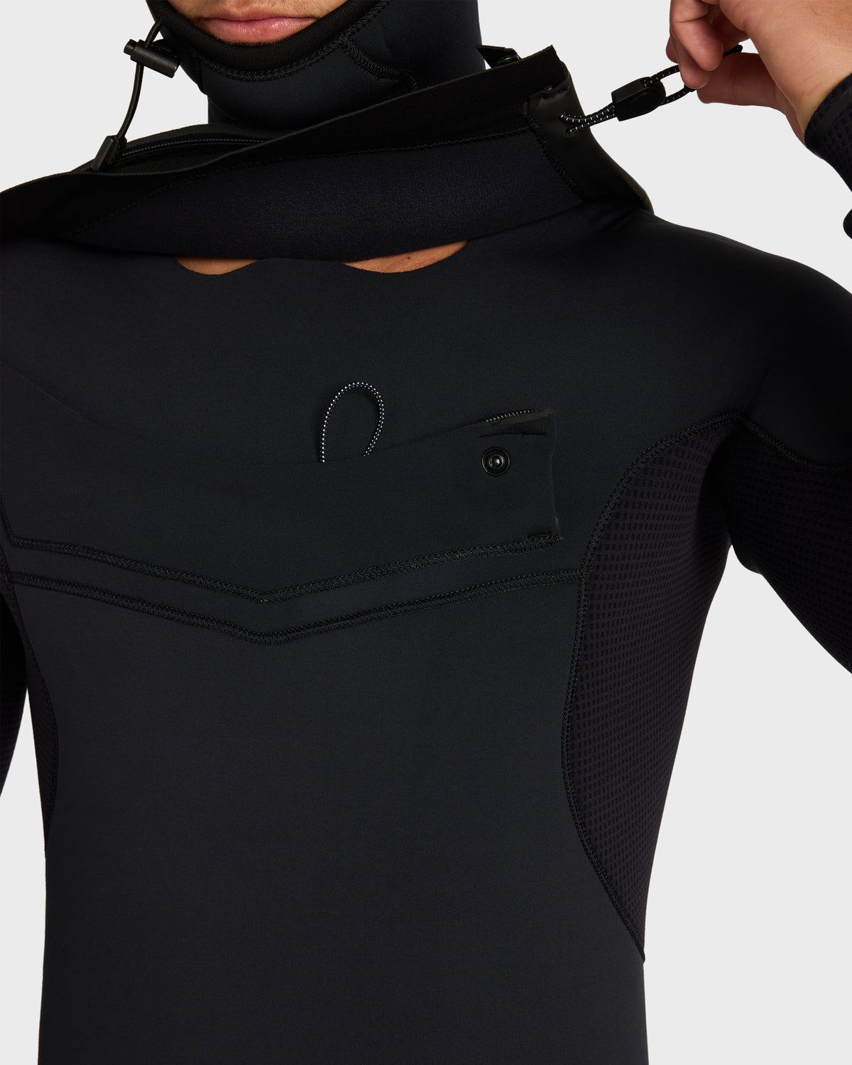 5/4mm-Absolute-Ultra-GBS-Hooded-Chest-Zip-Full-Wetsuit-Black-11