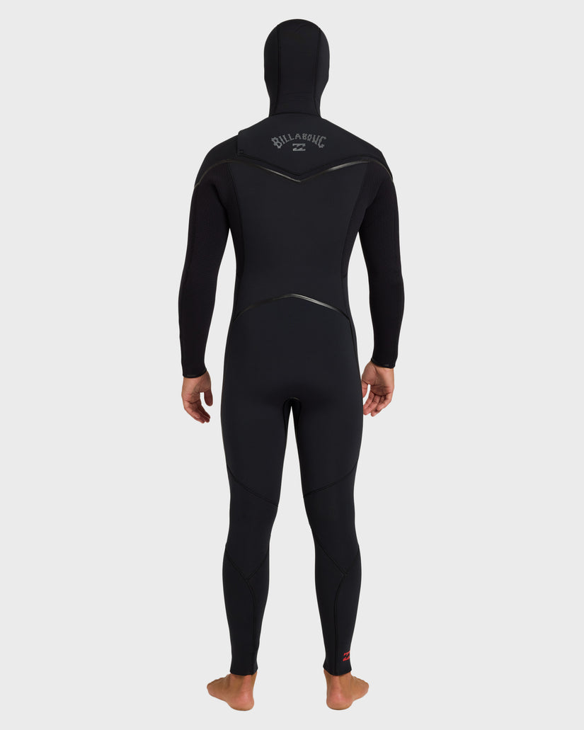 5/4mm-Absolute-Ultra-GBS-Hooded-Chest-Zip-Full-Wetsuit-Black-2