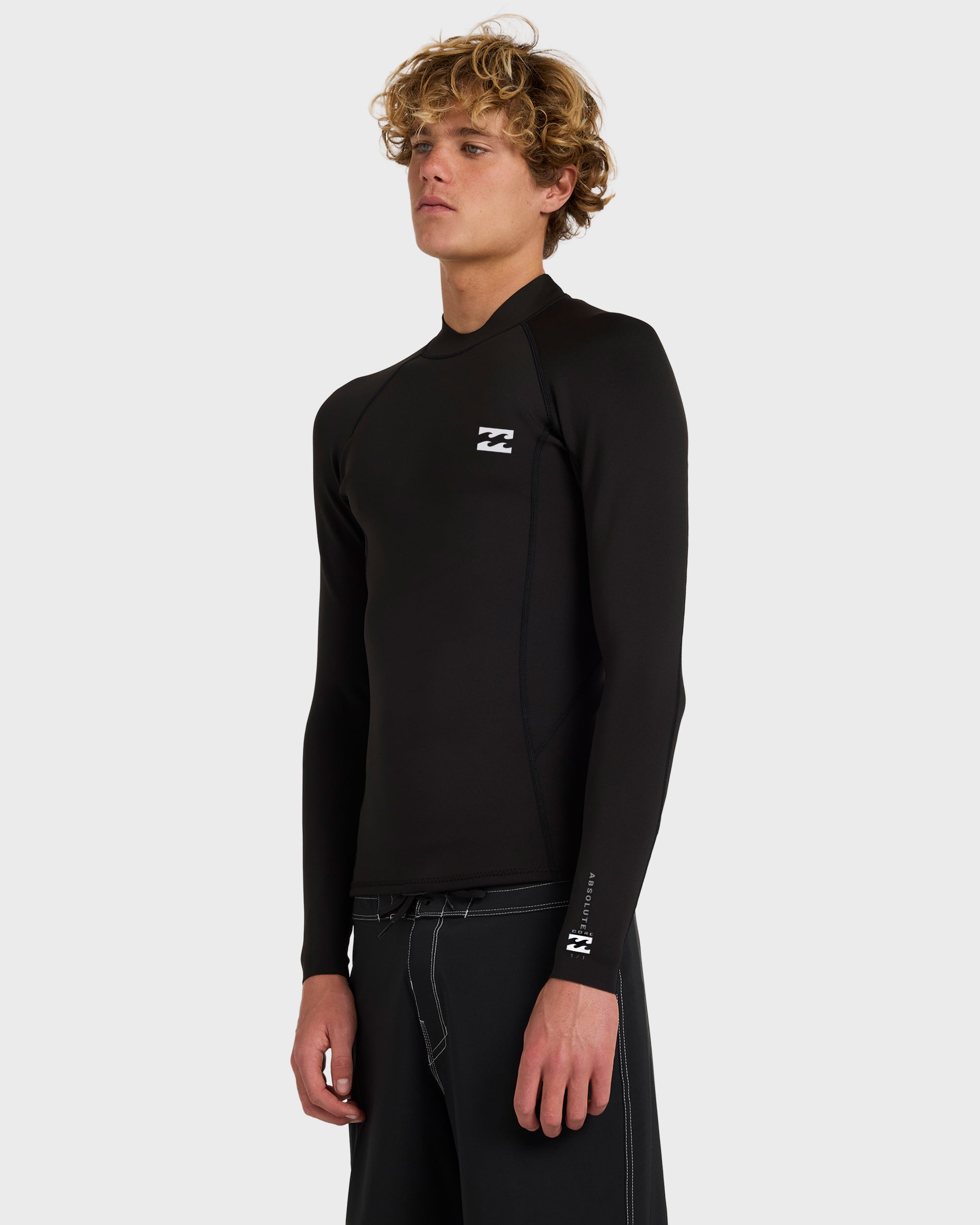 1mm Absolute Core Long Sleeve Wetsuit Jacket - Black – Billabong