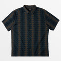 Sundays Jacquard Short Sleeve Shirt - Dark Blue