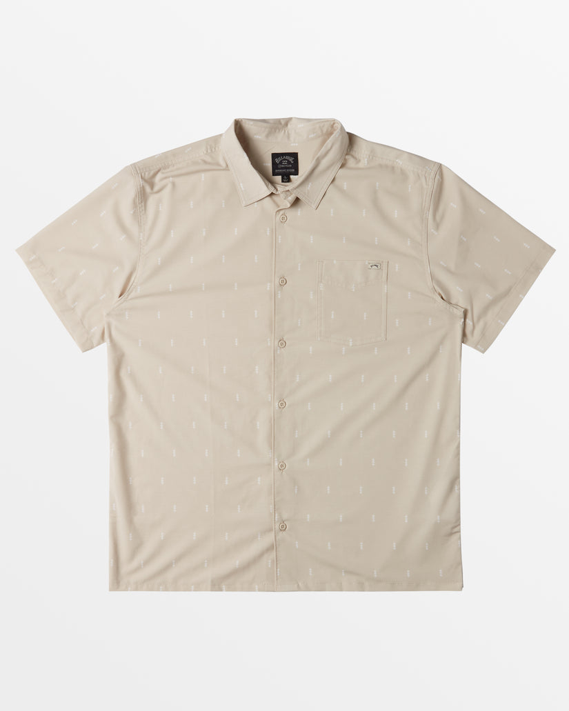 Surftrek Trail Short Sleeve Woven Shirt - Cream
