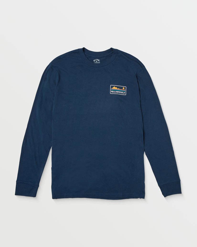 A/Div Range Long Sleeve T-Shirt - Dark Blue