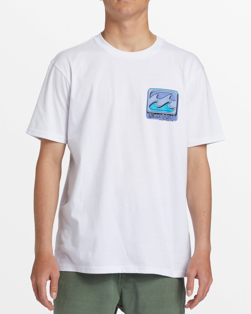 Crayon Wave T-Shirt - White