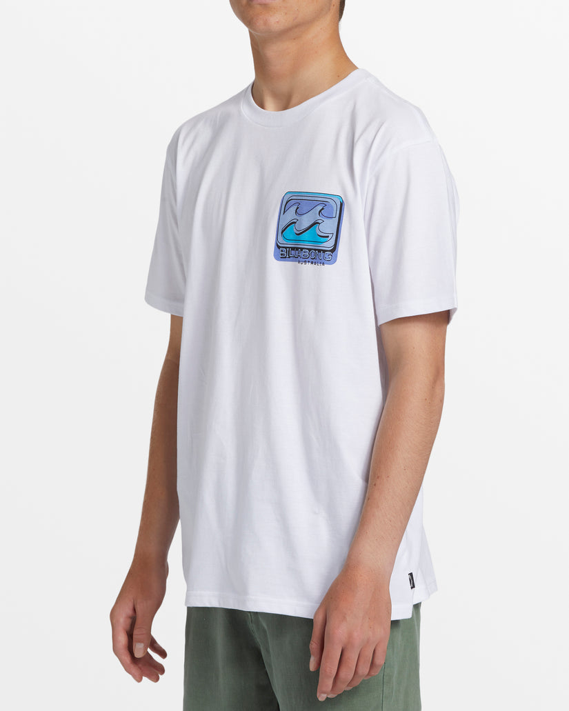 Crayon Wave T-Shirt - White