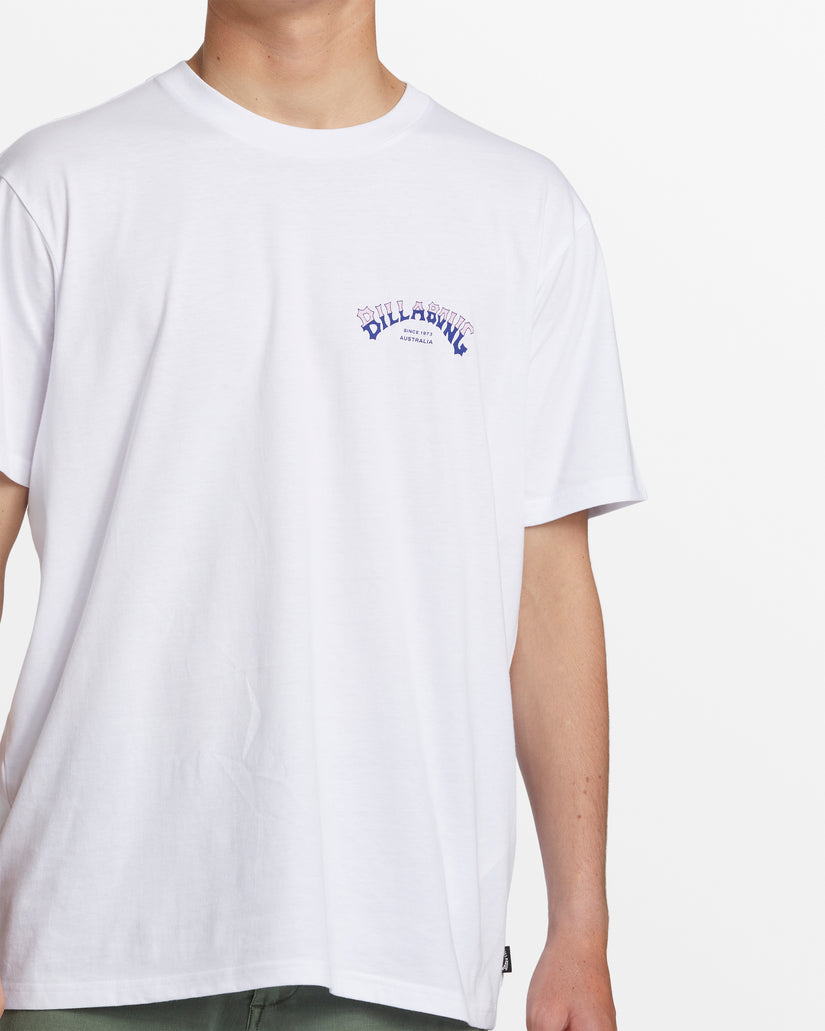 Stacked Arch T-Shirt - White