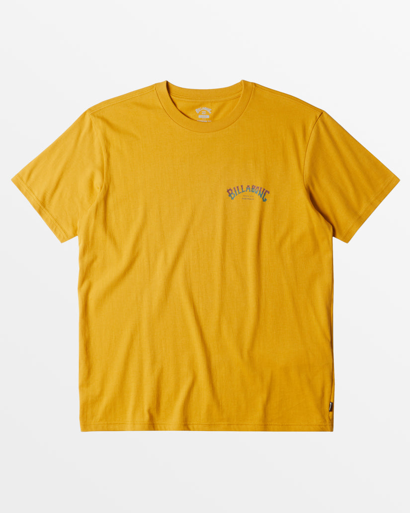 Stacked Arch T-Shirt - Mustard
