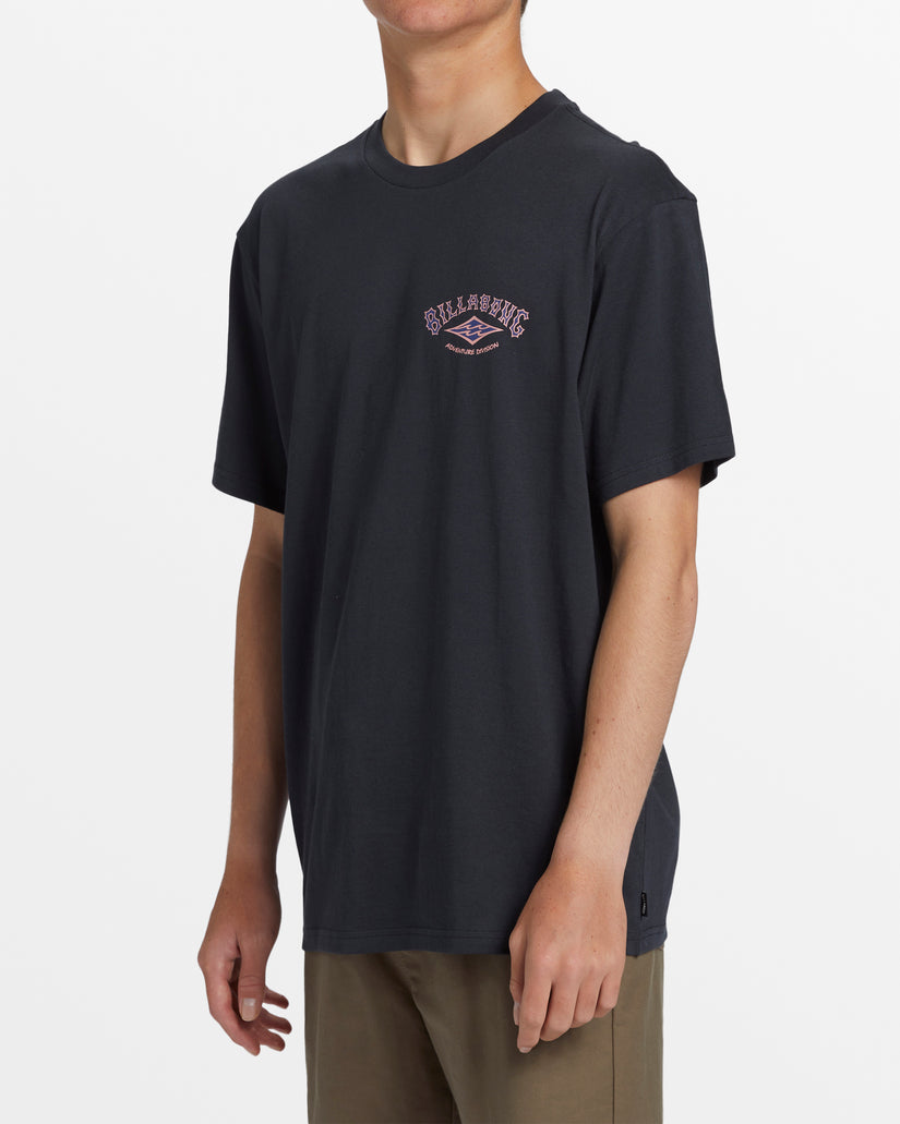 A/Div Arch T-Shirt - Washed Black