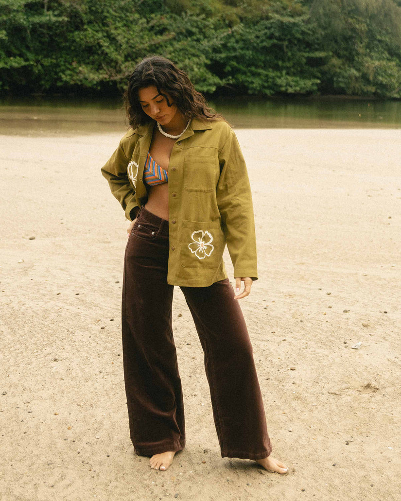 Uncut Cordpants - Teak