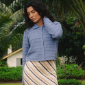 Ayla Sky Sweater - Stone Blue