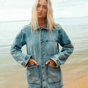 Denim Chore Coat - Atlantic Deep