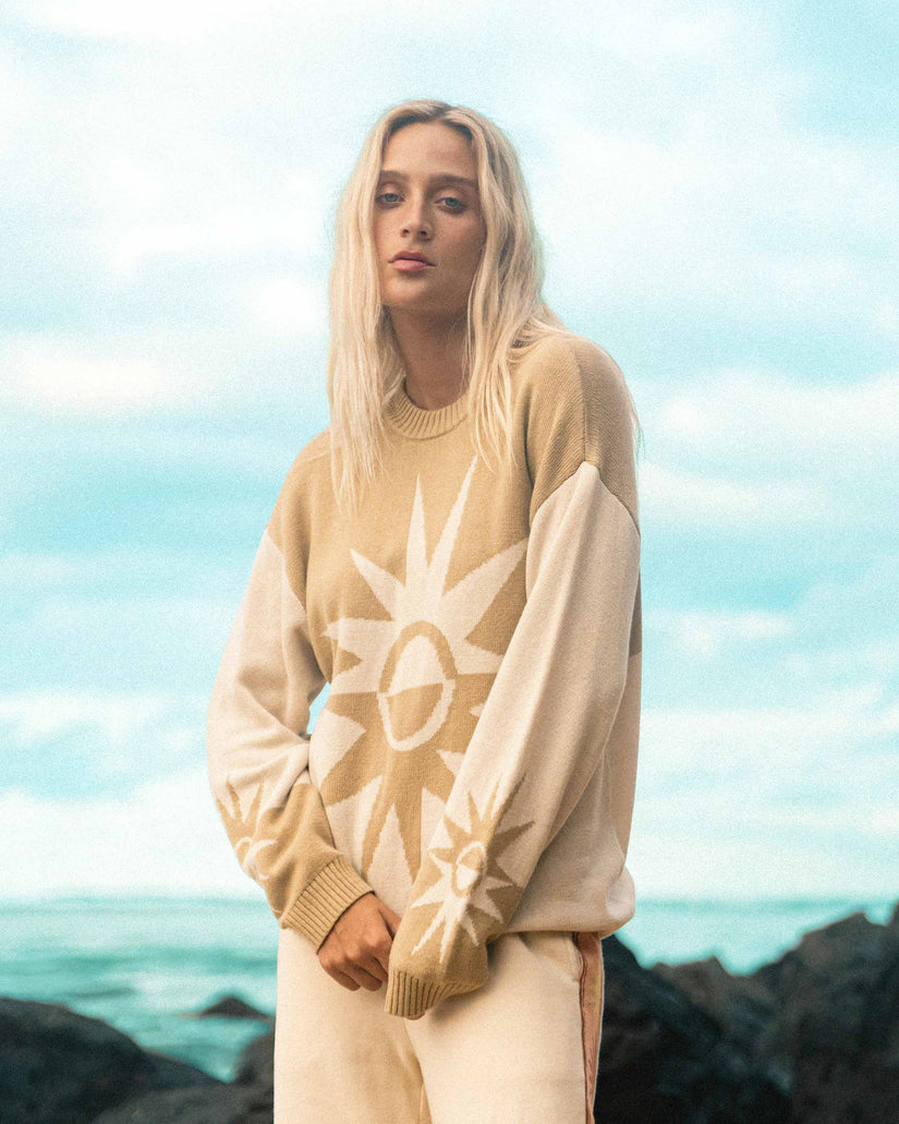 Reverse Heat Sweater - Green Ash