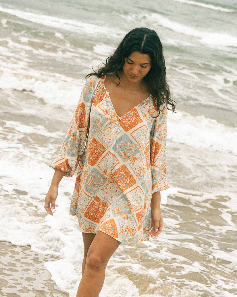 Sweet Dreamer Mini Dress - Whitecap