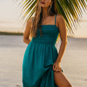 Suns Out Maxi Dress - Deep Sea