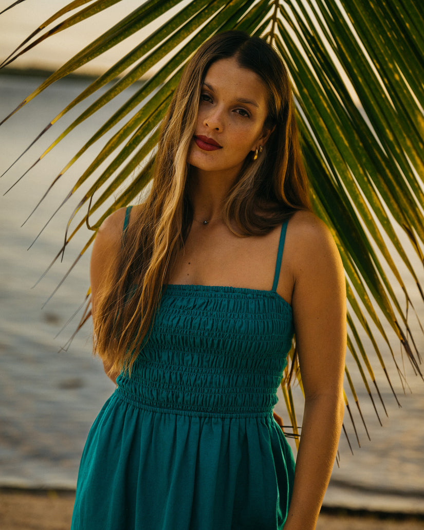 Suns Out Maxi Dress - Deep Sea