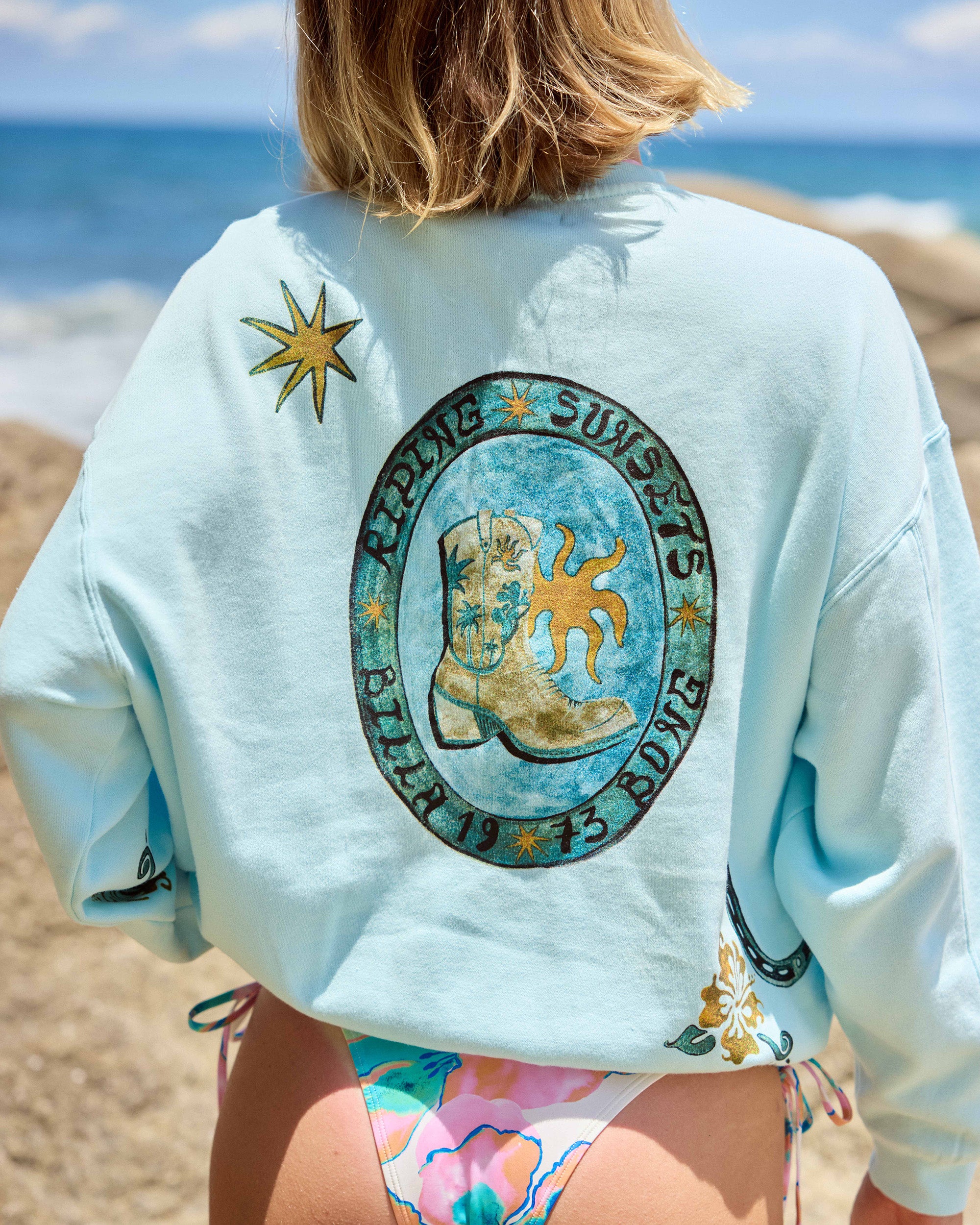 Sunset Rider Kendal Crewneck Sweatshirt - Clearwater | Billabong