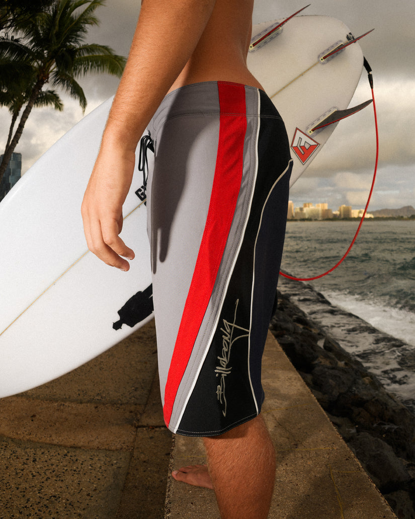 Fluid 2K Pro Performance 21" Boardshorts - Odyssey Gray