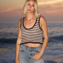 Laura Flip Tide Tank - Black Sands