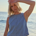 Sea Breeze Tank - Sea Blue