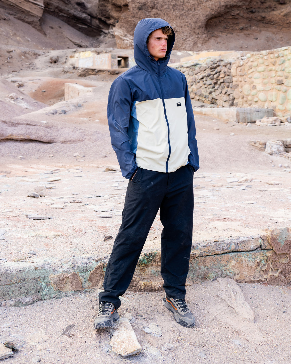 Timberwood Windbreaker Jacket - Blue Graphite