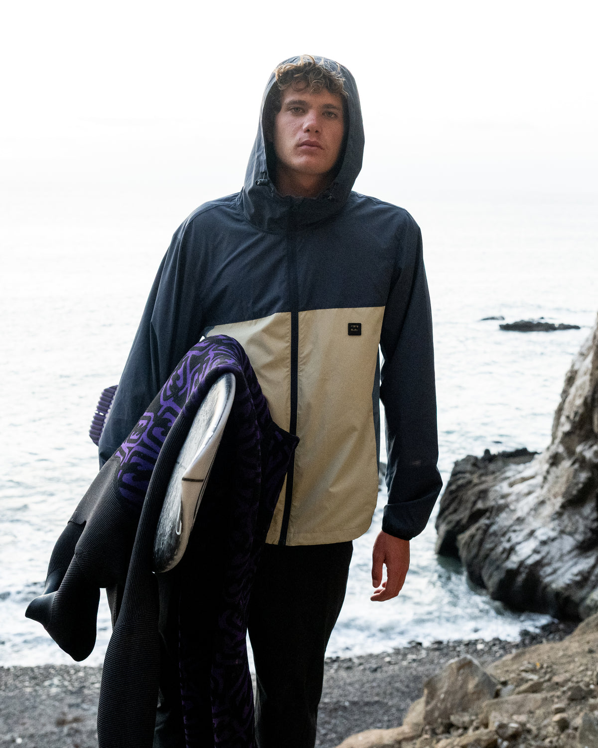 Timberwood Windbreaker Jacket - Blue Graphite