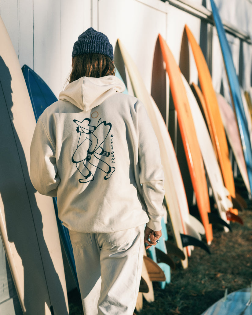 Up The Beach Pullover Sweatshirt - Off White