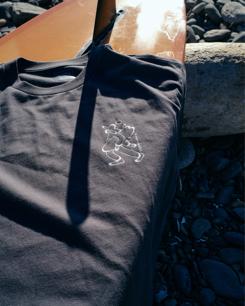 Up The Beach Regular Short Sleeve T-Shirt - Char