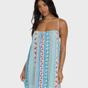 Beach Song Printed Cover-Up - Dream Blue