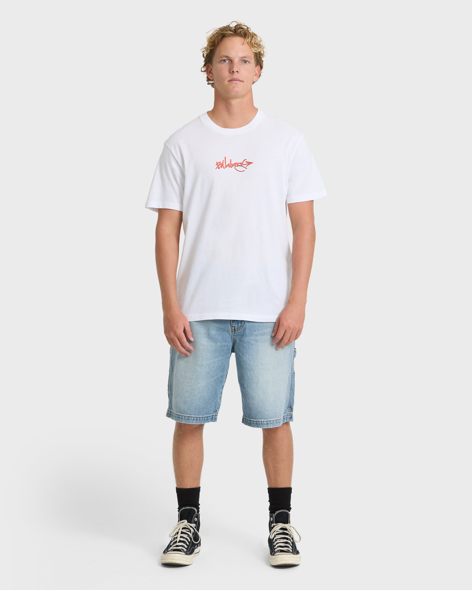 Occys Point Premium Short Sleeve Cotton T-Shirt - White | Billabong