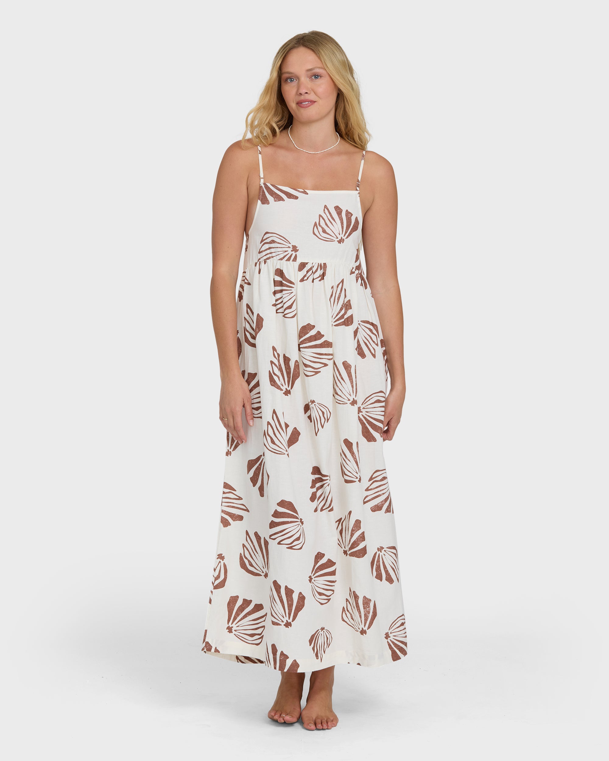 billabong floral maxi dress Super Sweet - Maxi Dress for Women - Women's Brown Maxi Dress