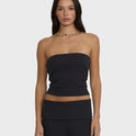 Sweet Coast Tube Top - Black Sands