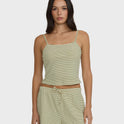 Easy Livin Tank Top - Army Green